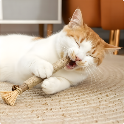 Dental Bite™ - Juguete Dental Natural para Gatos.