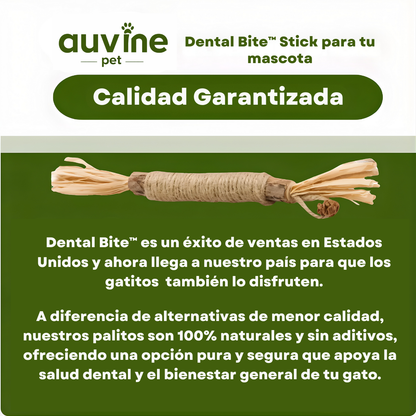 Dental Bite™ - Juguete Dental Natural para Gatos.